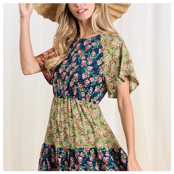 Frolic in the Meadow Midi Dress - Picture 2 of 16